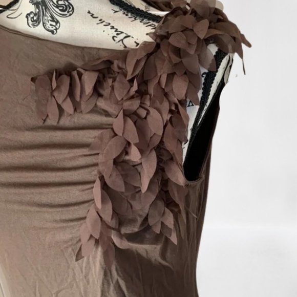 Anne Klein Sleeveless Top | Brown - Picture 2 of 9